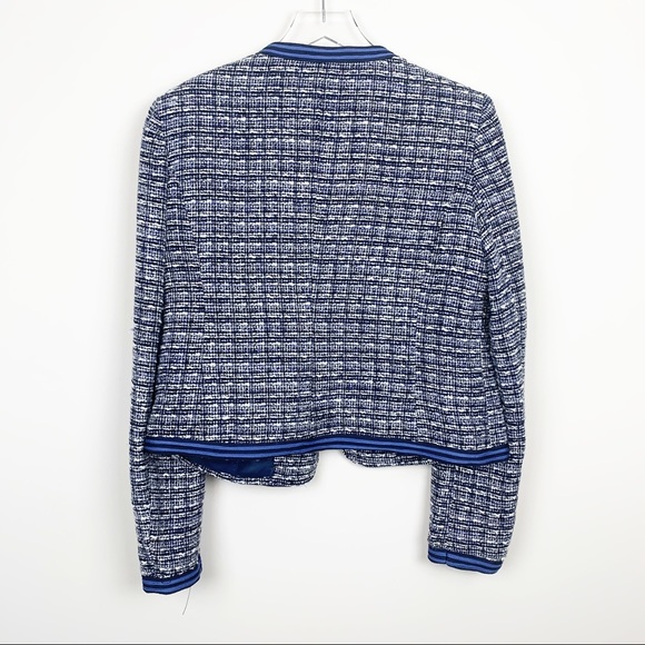 Rafella | Classic Boxy Tweed Blazer Jacket - Picture 3 of 7